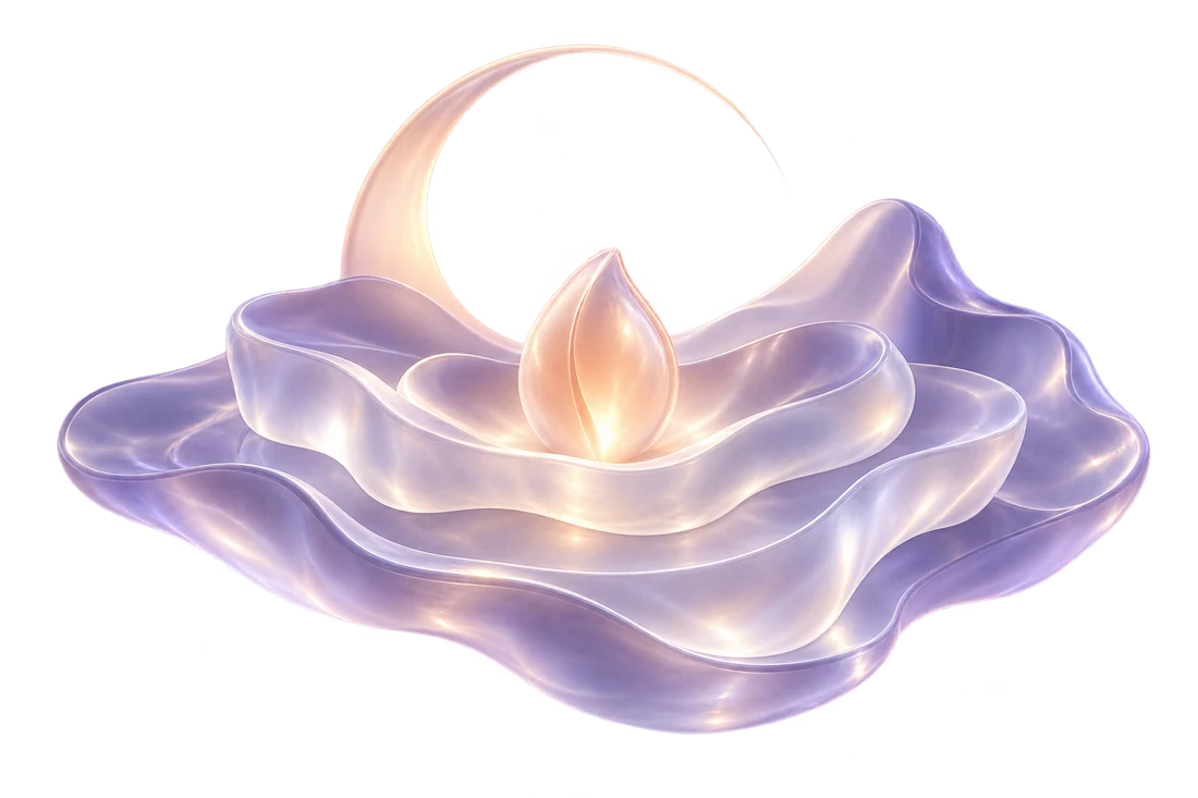 Origin: luminous and orbital form of visual language Eclua